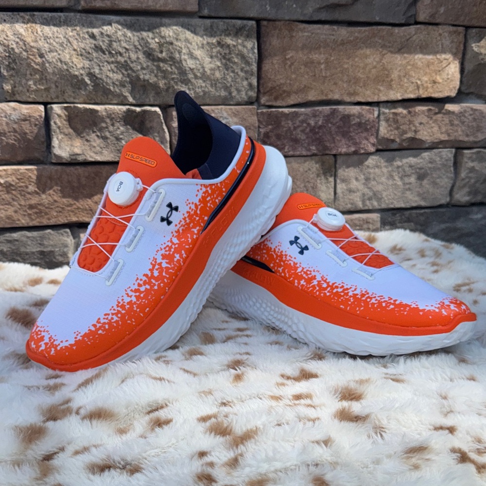 Under Armour SlipSpeed Flow “Orange Midnight Navy” NWOB
